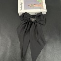 Prada プラダハイブランドヘアアクセサリー髪飾りカチューシャブランドかわいいブランドリボンヘアゴム女性ハイブランドシュシュ存在感抜群