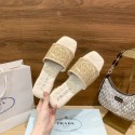 Prada プラダブランド スリッパ レディース お出かけ用サンダルファッション室内履き春夏ブランドPrada 室内スリッパ シャワー バス トイレ ベランダ用ブランド ローファースリッパ 軽量 225¬260cm