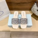 Prada プラダブランド スリッパ レディース お出かけ用サンダルファッション室内履き春夏ブランドPrada 室内スリッパ シャワー バス トイレ ベランダ用ブランド ローファースリッパ 軽量 225¬260cm