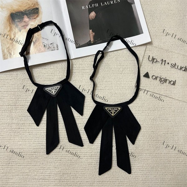 ブランド Prada JK制服リボン スクールリボン 高校生 学生服 プラダリボン 無地 JK 女子高生 コスチューム用小物 セーラー服 制服小物 サテン 光沢感 コスプレ小道具
