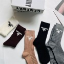 Prada プラダハイブランド ソックス 綿製レディース向け 靴下 かわいいブランド ストッキング 大人気コットン 靴下 メンズ 通気性