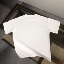 プラダ夏Tシャツ レディース ブランド Prada 半袖Tシャツ 綿100％ 厚手 透けない よれない クルーネック 夏服 カットソー トップス 重ね着 丸襟 スポーツウェア S-5XL ゆったり 体型カバー 無地 快適 白tシャツ 黒tシャツ 春 夏 秋