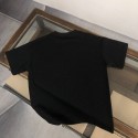 プラダ夏Tシャツ レディース ブランド Prada 半袖Tシャツ 綿100％ 厚手 透けない よれない クルーネック 夏服 カットソー トップス 重ね着 丸襟 スポーツウェア S-5XL ゆったり 体型カバー 無地 快適 白tシャツ 黒tシャツ 春 夏 秋