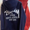 Stussy ステューシー ブランド パーカー トレーナー キッズ 長袖 女の子 男の子 厚手 プリント柄 春 秋 子供パーカー ジップアップ フードなし パーカー 部屋着 子供服 スポーツ 通園通学 100 - 160cm