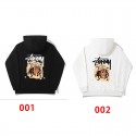 Stussy ステューシーブランドパーカー コピー ハイブランド 子供パーカー 偽物 キッズ服 プルオーバー ブランド トレーナー スウェットパーカー 裏起毛 おしゃれ 暖かい 100 - 160cm