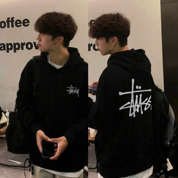 Stussy ステューシーブランドパーカー コピーハイブランドプルオーバーパーカー偽物スウェットハイブランド秋冬メンズ 服 コピーM - 2XL