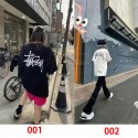 Stussy ステューシーブランドtシャツ上着カジュアルハイブランド半袖tシャツ男女兼用大人の上質Tシャツtシャツ ユニセック ブランドM - 2XL
