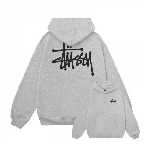 Stussy ステューシーオーバーサイズパーカーブランドレディースメンズプルオーバーブランドハイブランド秋冬服パーカースウェット偽物 S - 3XL 男女兼用