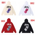Stussy ステューシーハイブランドプルオーバーパーカー偽物レディースメンズプルオーバー M - 3XL ブランドブランドスウェット上着ゆったり トレーナースウェットパーカー