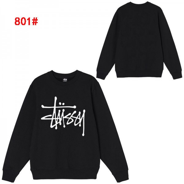 Stussy ステューシーハイブランドプルオーバーパーカー偽物ブランドトレーナー裏起毛レディースメンズプルオーバーブランド トレーナースウェットパーカーM - 3XL