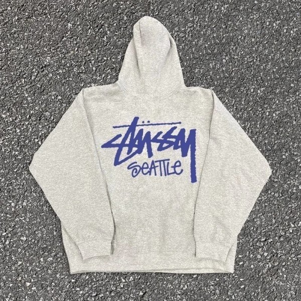 Stussy ステューシーハイブランドプルオーバーパーカー偽物キッズ用パーカー裏起毛 ブランドスウェット偽物 男女兼用 お親子服トレーナースウェットパーカー90-160 M-3XL