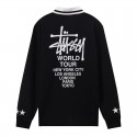 ステューシー長袖 tシャツ 速乾 ブランドStussy スポーツtシャツ S-XL 薄手 流行りトレーニングウェア 大きいサイズ ランニング サイクリングウェア サーフィン 夏服