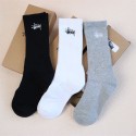 Stussy ステューシーハイブランド ソックス 綿製レディース向け 靴下 かわいいブランド ストッキング 大人気コットン 靴下 メンズ 通気性