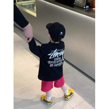 ステューシー子供服 長袖 Tシャツ 男の...