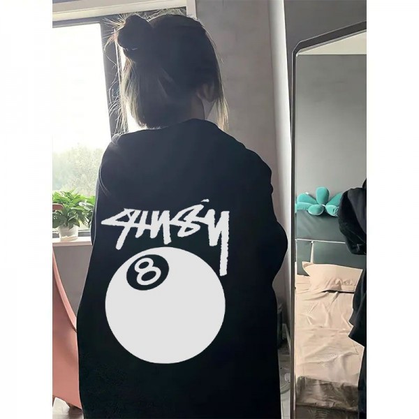 Stussy ステューシーオーバーサイズパーカーブランドキッズ秋冬服パーカー ジュニア メンズ 服 コピー 子供トレーナースウェット 裏起毛パーカー大人120-170cm