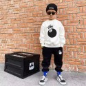 ブランドステューシー子供服 パーカー キッズ 男の子 Stussy キッズセットアップ 秋服 ボーイズ トレーナー スポーツパンツ 子供 上下セット ジャージ 男の子 90-160cm  スウェット スウェットパンツ セットアップ キッズ カジュアル 韓国 おしゃれ 男の子服