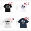 ステューシーキッズ半袖tシャツ Stussy 短袖トップス 偽物 ボーイズ 上着 オーバーサイズTシャツ カットソーペアカップルtシャツ ユニセック 110-170cm