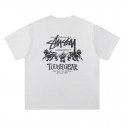 ブランド ステューシーTシャツ 子供服 男の子 Stussyボーイズ上着 キッズ ジュニア 夏 100％綿 半袖 薄手 部屋着 アウトドア ルームウェア カジュアル おしゃれ 110-170cm 