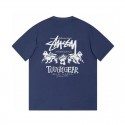 ブランド ステューシーTシャツ 子供服 男の子 Stussyボーイズ上着 キッズ ジュニア 夏 100％綿 半袖 薄手 部屋着 アウトドア ルームウェア カジュアル おしゃれ 110-170cm 