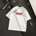 シュプリーム ｔシャツ カジュアル ブランド supreme 半袖 Tシャツ 男女兼用 夏服 おしゃれ トップス 可愛い 人気 ゆったり 大きいサイズ上着 綿Ｔシャツ 肌触りよい ファッション