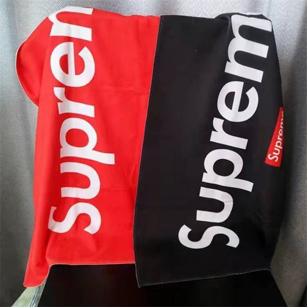 Supreme シュプリーム ハイブランド多用途タオルブランドヘアドライタオル ハンドタオル 耐洗濯タオルブランド 人気 女性フェイスタオル ブランド 人気