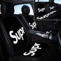 ハイブランドSupreme車 シート カーシートカバー シュプリームフロントシートカバー 7個セット 通気性 軽自動車 普通車 後席適用 おしゃれ かわいい 座席保護カバー 取り付け簡単 防水 耐久性と汚れに強く、四季適用