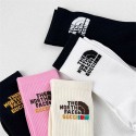 ザノースフェイス THE NORTH FACEレディース向け 靴下 かわいいコットン 靴下 メンズ 通気性ブランドミドルソックス 高品質浅口ソックス 女の子好き 韓国