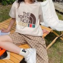 ザノースフェイス THE NORTH FACEブランド子供服 衣装 2枚組 半袖ｔシャツ 短パント レーニングスーツ キッズ半ズボン ジュニア服 通園 男児 運動着 重ね着風 おしゃれ 子供服 ジャージ ゆったり カジュアル スポーツ90-160cm