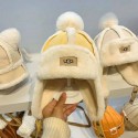 ハイブランドUGG キッズ帽子 子供の飛行帽 パイロット モコモコ 高品質 キャップ アグKIDS防寒帽 ふわふわ 柔らかい かわいい 冬 帽子 耳あて 6歳以下適応 激安