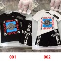 ヴェルサーチ 子供服 男の子 セットアップ 夏服 Versace 半袖 Tシャツ ハーフパンツ 半ズボン 上下セット 子供 ジャージ 上下セット 男の子 プリント柄 90 - 160cm カジュアル 韓国 お洒落 男の子