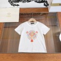 Versace ヴェルサーチ ブランド子供服tシャツ カットソー コピー ブランドキッズ半袖tシャツ オーバーサイズ ブランド夏tシャツ 高品質 90-160cm