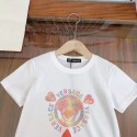 Versace ヴェルサーチ ブランド子供服tシャツ カットソー コピー ブランドキッズ半袖tシャツ オーバーサイズ ブランド夏tシャツ 高品質 90-160cm