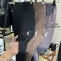 イヴサンローランヨガパンツ レディース ysl ヨガレギンス ヨガウェア スポーツタイツ 9分丈 コットン 美尻 吸汗速乾 ハイウエスト トレーニングS - XL 