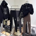 イヴサンローランヨガパンツ レディース ysl ヨガレギンス ヨガウェア スポーツタイツ 9分丈 コットン 美尻 吸汗速乾 ハイウエスト トレーニングS - XL 