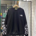 ハイブランドザノースフェイス流行りパーカー メンズTシャツ 長袖 the north face レディース プルオーバー 裏起毛  暖かい カジュアルスウェットシャツ 定番 刺繍ロゴ スポーツ風  コットン製 ソフト 人気カシューナッツ柄 男女兼用