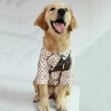 ブランド ルイヴィトン lv ペットウェア 犬の服 tシャツ カッコイイミニバッグ ペット用品 斜め掛け モノグラム柄 カジュアル 猫服 柔らかい かわいい 犬服 ファッション快適 ペット服 洋服 お出かけ 半袖 両足 韓国スタイル 小中型ペット適応