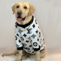 贅沢 ブランド ルイヴィトン ペット用品 ペット服 フランネルシャツ Lv 犬服 柔らかい 暖かい部屋着 かわいい 猫の服 快適 寝間着 ふわふわ 厚手 保温 経典モノグラム おしゃれ 小中大型ペット対応