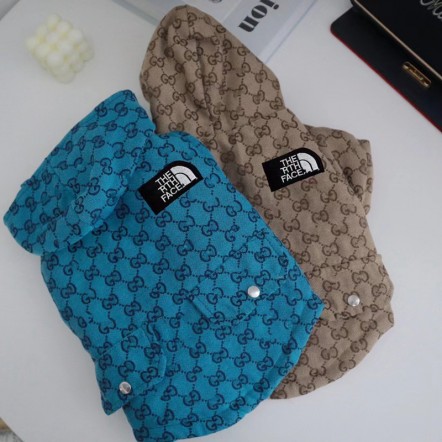 GG ブランド ペット ジャケット フー...