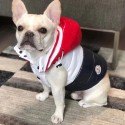 ハイブランド モンクレール ペット冬着 厚手 犬 高級ダウンジャケット moncler 犬服 冬服 暖かい 防水 ベスト  防寒フード付き ペット服 混色設計 おしゃれ ボタン付き 着脱安い 裹地付き 可愛い 洋服 お出かけ 激安