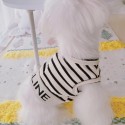 Celine ブランド セリーヌ ペット服 ドッグウェア tシャツ 袖なし 犬ベスト 流行りストライプ 個性 ファッション 快適 春秋服 コットン製 ファッション 小中大型ペット