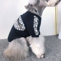 人気 ブランド Dior ペット服 犬パーカー 長袖 ディオール 春秋Tシャツ 柔らかい 通気性 ブラック カッコイイ 犬服 経典モノグラム ミニ鞄 ファッション 高品質 ペット用品 猫服 散歩着