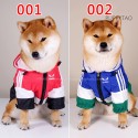 ファッション ブランド アディダス ペットウェア 犬服 adidas 犬ジャケット 夜光服 中型犬 大型犬 防風防水 レインコート ペット用トップコート 軽量  犬コートカッコイイ 裏メッシュ生地 通気性強い L-4XL