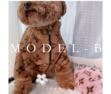 ブランド lv＆ディッキーズ 犬 秋冬服と フェンディ ペットベッド