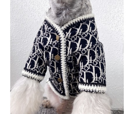 ブランド Dior 犬 秋冬セーター＆チャンピオン ペット 防寒パーカー
