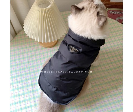 ブランド プラダ&シャネルペットの冬着 パロディ ルイヴィトン犬用ボアマフラー 激安