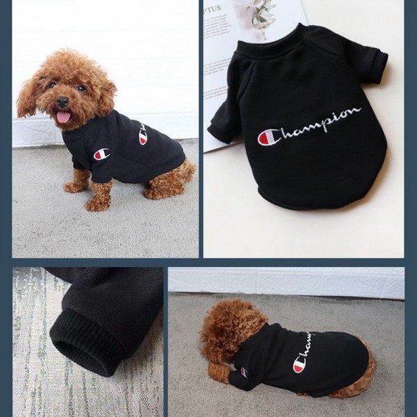 CHAMPION ハイブランド ペット服 犬服 パーカー 春秋冬tシャツ 両足 コットン製 犬猫洋服 通気性高い トレーナー ドッグウェア チャンピオン 猫の服 かわいい パーカー 高品質 韓系 T-シャツ 小中大型ペット XXS - 4XL 激安