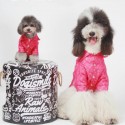 ハイブランド lv ペット洋服 ドッグジャケット 猫のコート ルイヴィトン 犬 デニムジャケット カッコイイ 高品質 経典モノグラム ファッション 春秋コート 耐久性 ジャンーズ おしゃれ ペット服 小中大型ペット s-7xl