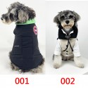 ハイブランド カナダガチョウ ペット服 犬冬服 Canada Goose 犬用ダウンジャケット 可愛い ドッグ冬コート わんちゃん防寒ジャケット ダウンベスト 暖かい ファッション 高品質 袖なし 動きやすい 記念撮影 お出かけS-2XL 