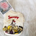 人気漫画スヌーピー ペット服 犬服 ドッグウェア  Snoopy 猫パーカー  厚手Tシャツ 裏起毛 暖かい スウェットシャツ 犬の洋服 かわいい 秋冬服  防寒 柔らかい 通気性強い 高品質 ファッション XS-XXL