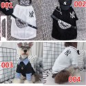 ハイブランド MLB ペット用品 犬服 Tシャツ 薄手シャツ 通気性強い ドッグスウェットシャツ 刺繍ロゴ付き ファッション 日焼け止め生地 猫ウェア 脱毛保護 おしゃれ XS - 2XL